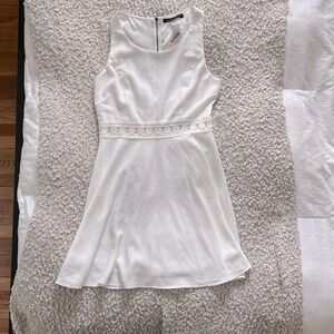 Juniors White Dress
